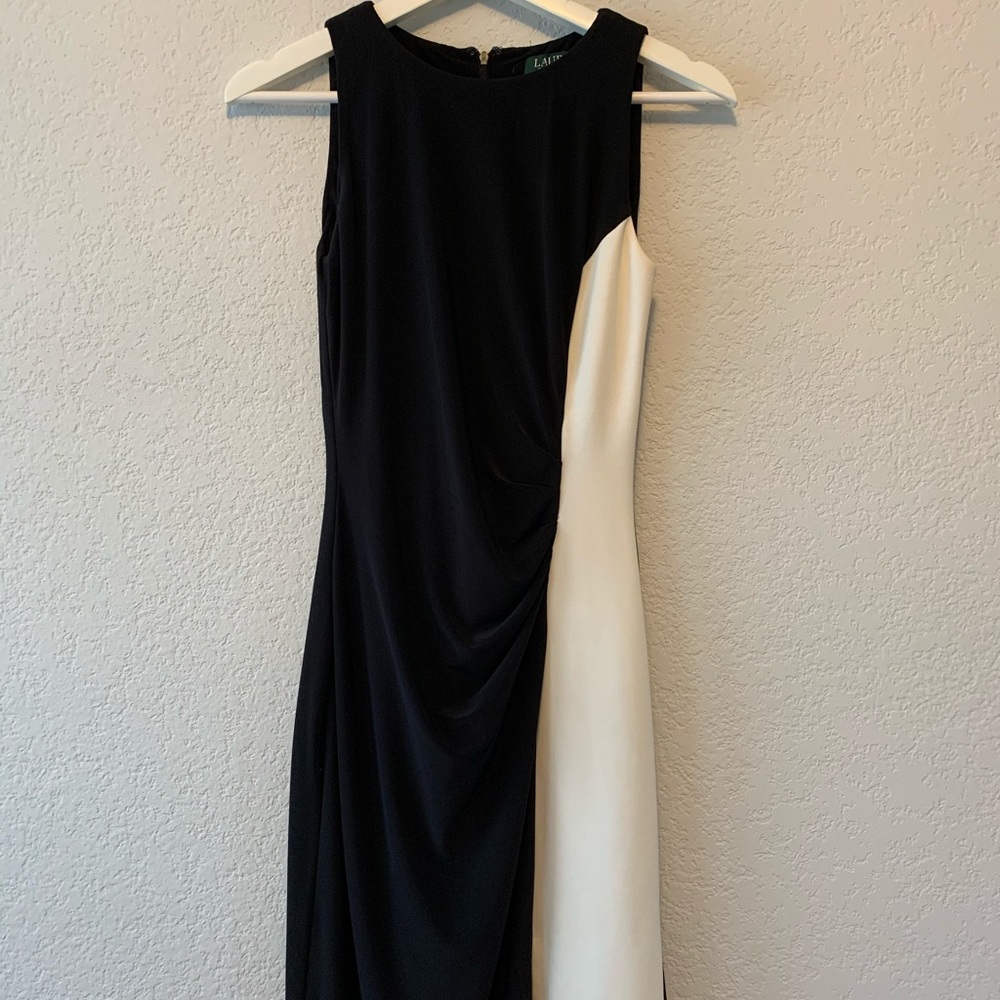 Black and white Ralph Lauren dress